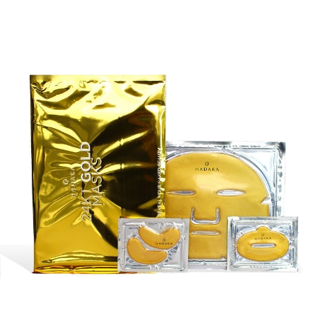 HADAKA 24 KT Gold Mask Trio